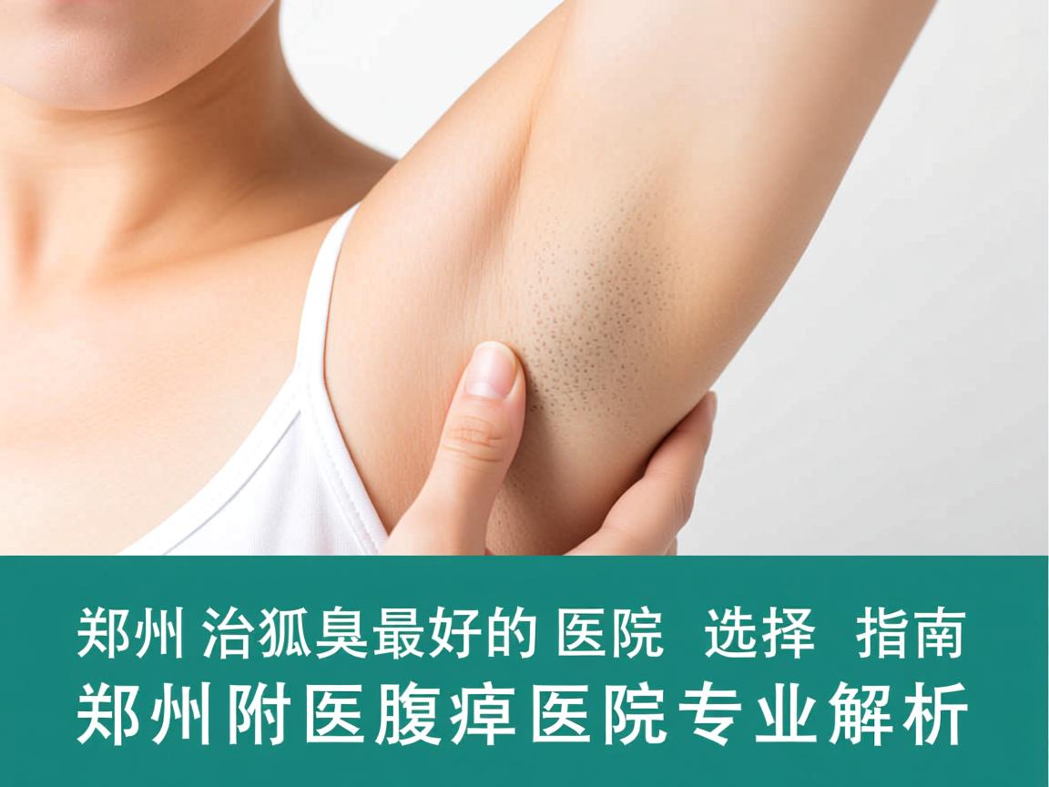 郑州治狐臭最好的医院选择指南,郑州附医腋臭医院专业解析 郑州治狐臭最好的医院选择指南,郑州附医腋臭医院专业解析