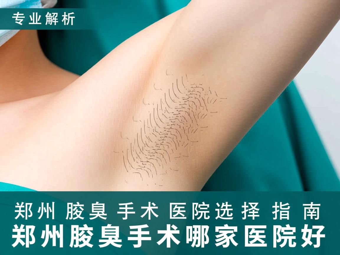 郑州腋臭手术医院选择指南，专业解析郑州腋臭手术哪家医院好
