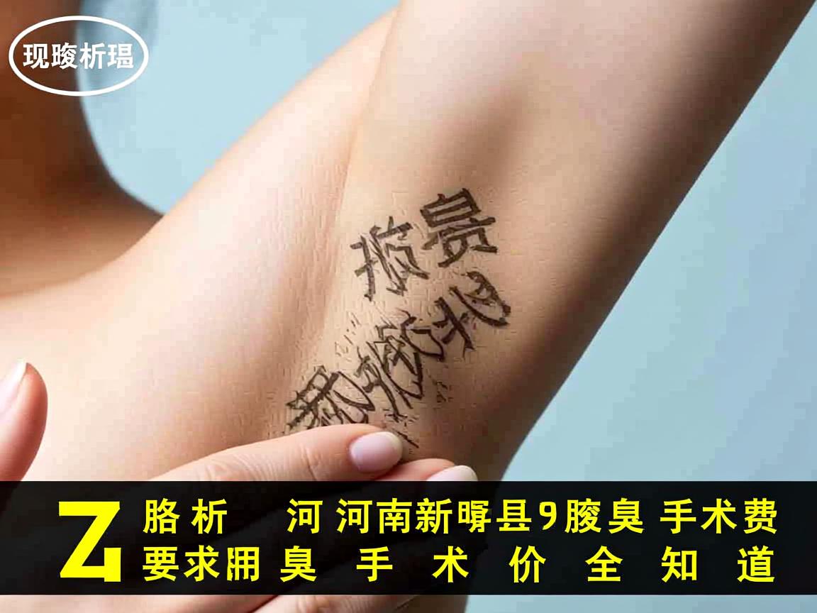 解析河南新乡腋臭手术费用,腋臭手术价格全知道 解析河南新乡腋臭手术费用,腋臭手术价格全知道