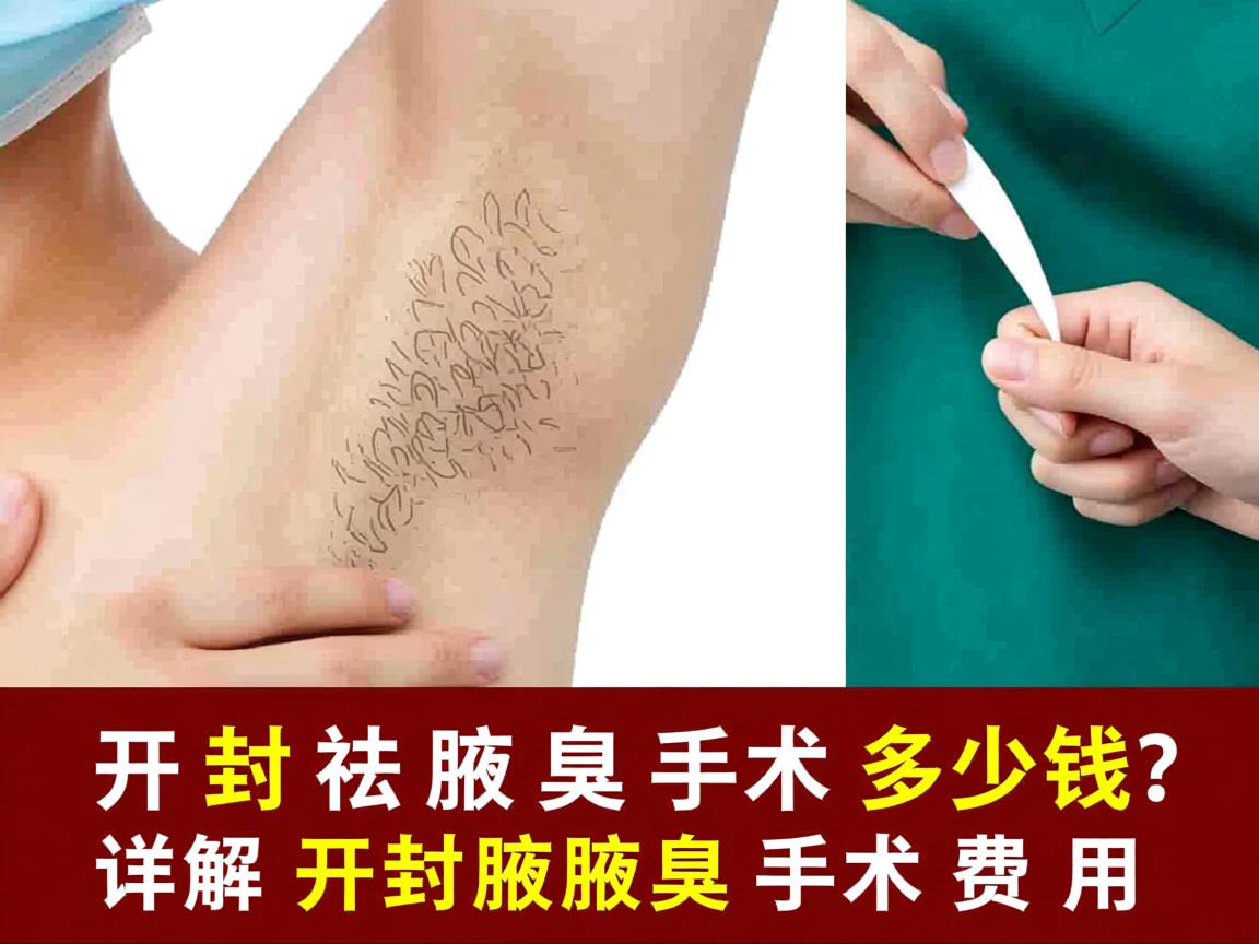 开封祛腋臭手术多少钱?详解开封腋臭手术费用 开封祛腋臭手术多少钱?详解开封腋臭手术费用