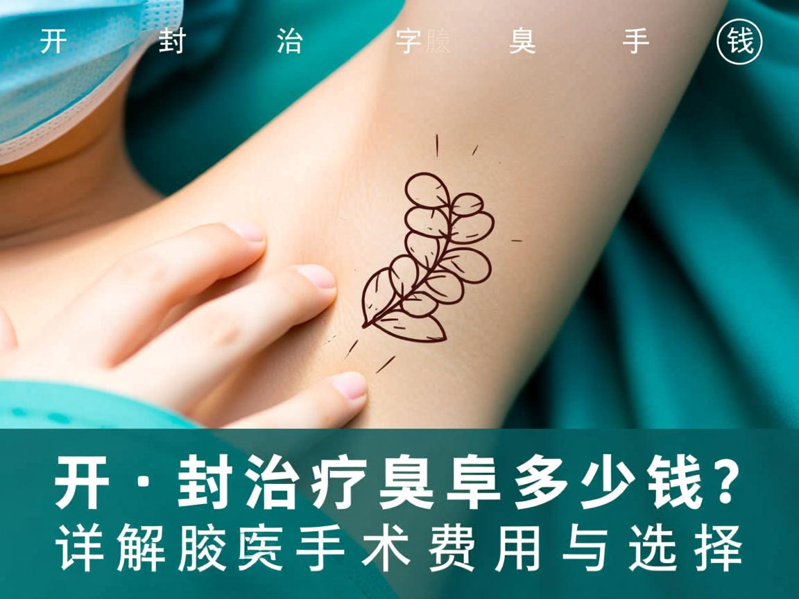 开封治疗腋臭手术多少钱?详解腋臭手术费用与选择 开封治疗腋臭手术多少钱?详解腋臭手术费用与选择
