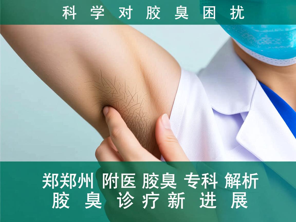 科学应对腋臭困扰,郑州附医腋臭专科解析腋臭诊疗新进展 科学应对腋臭困扰,郑州附医腋臭专科解析腋臭诊疗新进展