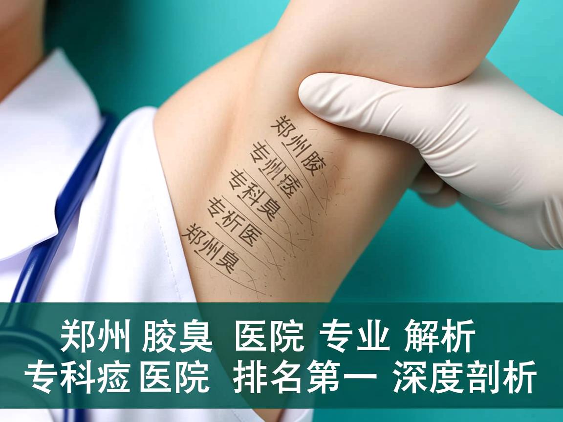 郑州腋臭医院专业解析，郑州腋臭专科医院排名第一的深度剖析