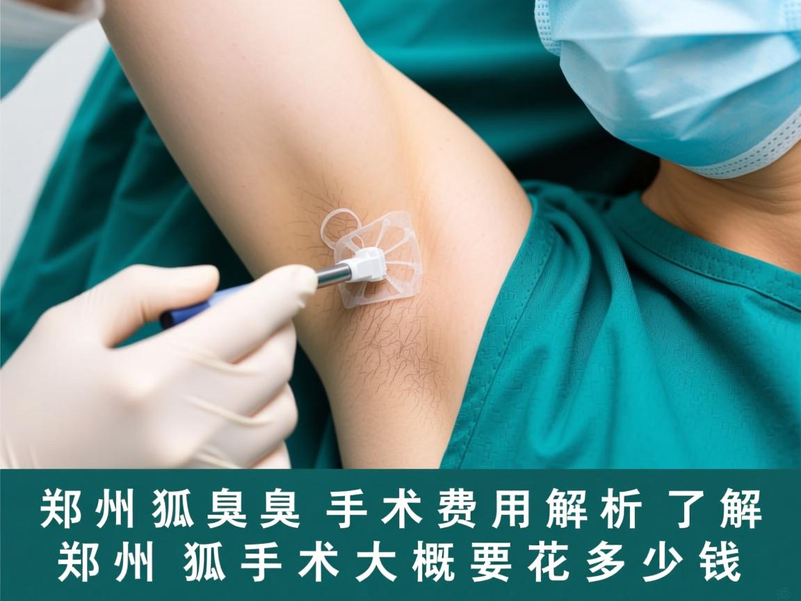 郑州狐臭手术费用解析，了解郑州狐臭手术大概要花多少钱