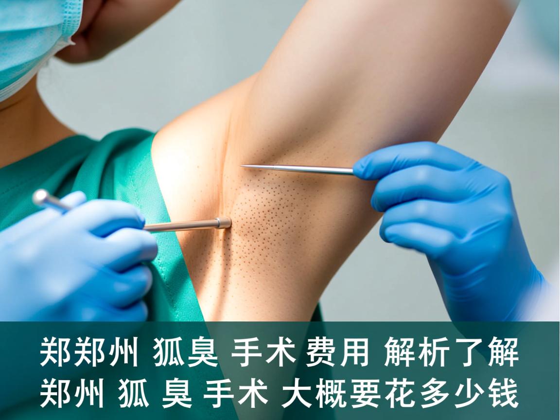 郑州狐臭手术费用解析，了解郑州狐臭手术大概要花多少钱