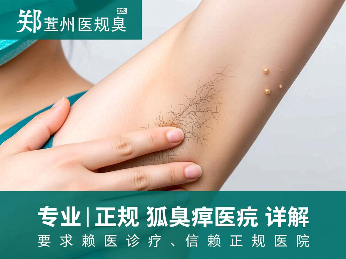 郑州正规狐臭医院详解，专业狐臭诊疗，信赖正规医院