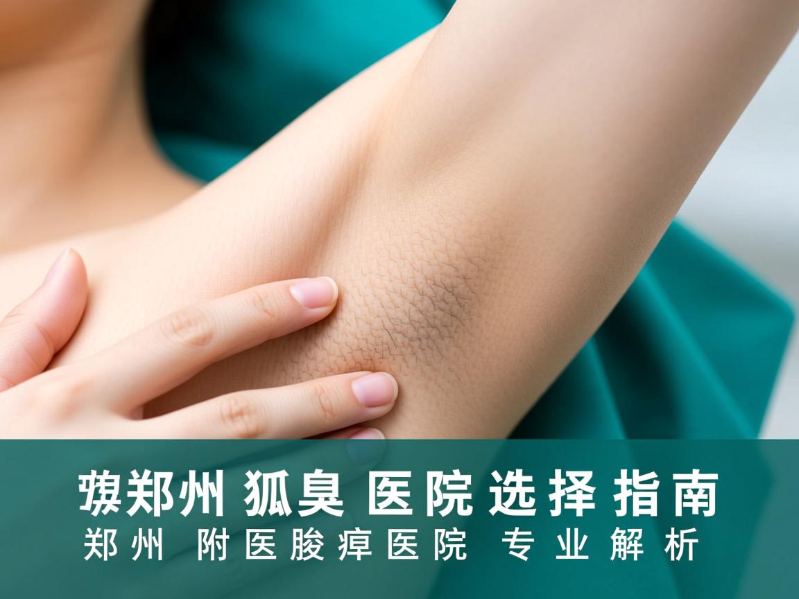 郑州狐臭医院选择指南,郑州附医腋臭医院专业解析 郑州狐臭医院选择指南,郑州附医腋臭医院专业解析