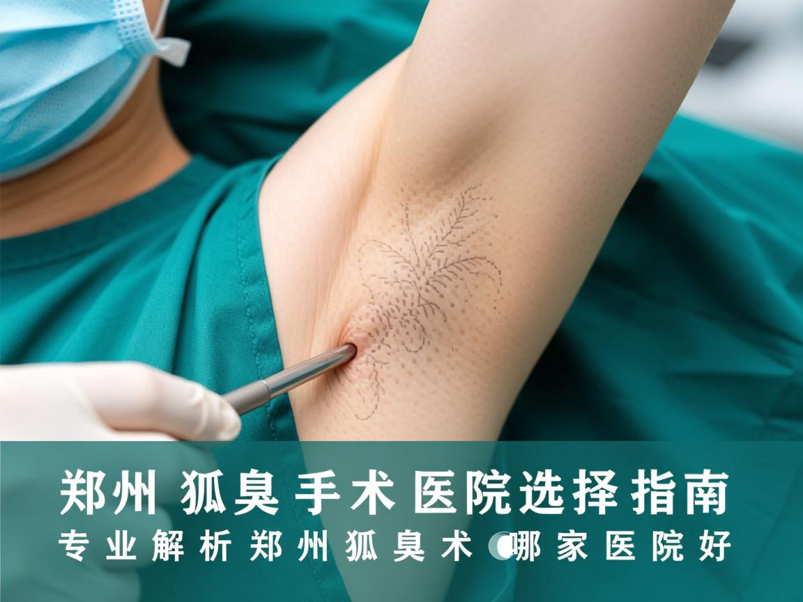 郑州狐臭手术医院选择指南，专业解析郑州狐臭手术哪家医院好