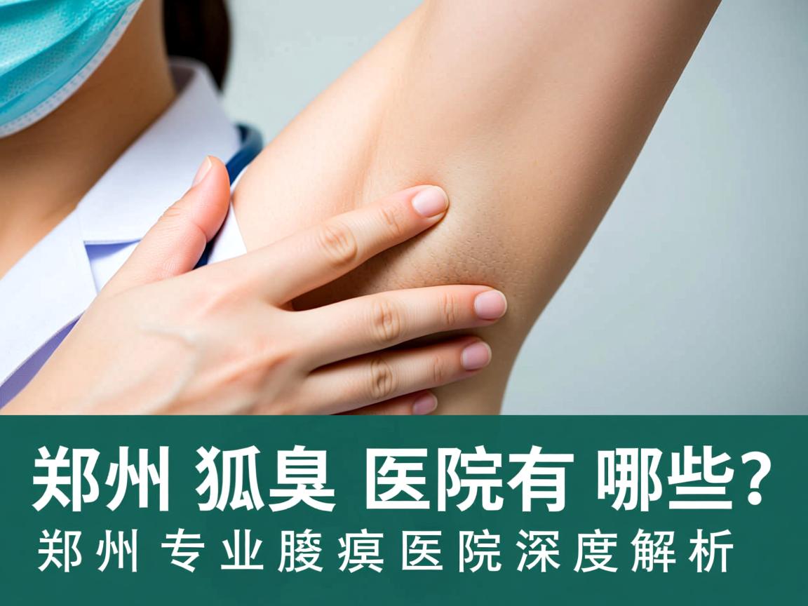郑州狐臭医院有哪些？郑州专业腋臭医院深度解析