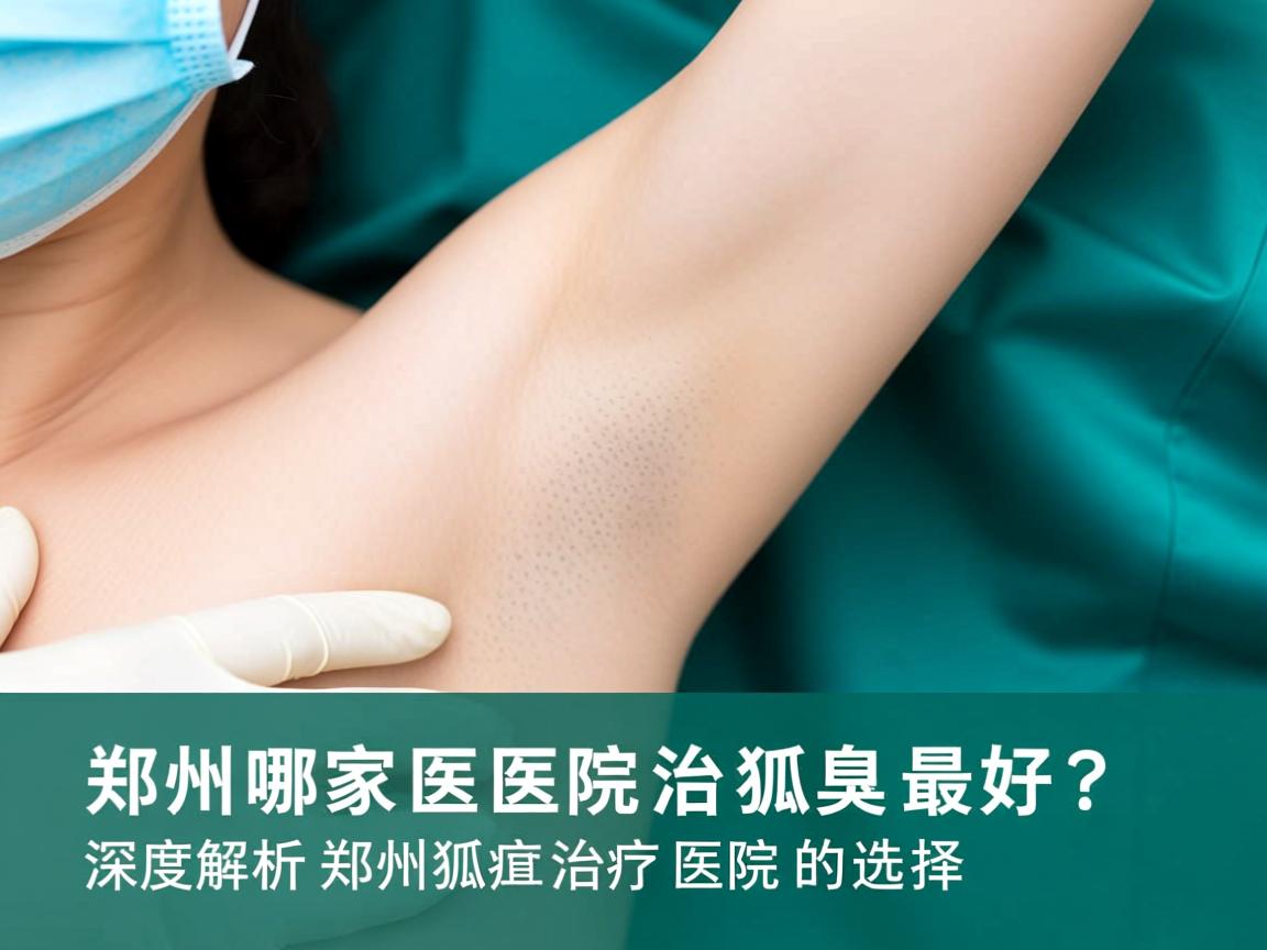 郑州哪家医院治狐臭最好？深度解析郑州狐臭治疗医院的选择