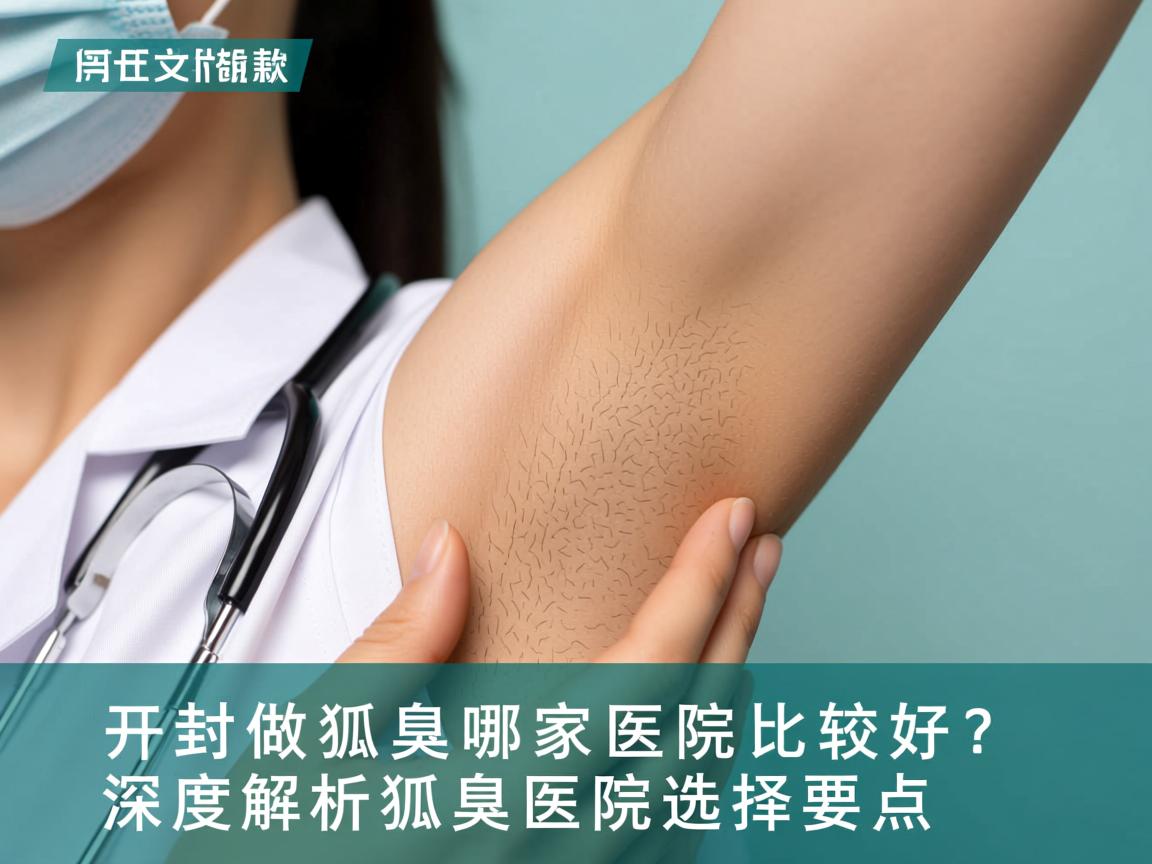 开封做狐臭哪家医院比较好？深度解析狐臭医院选择要点
