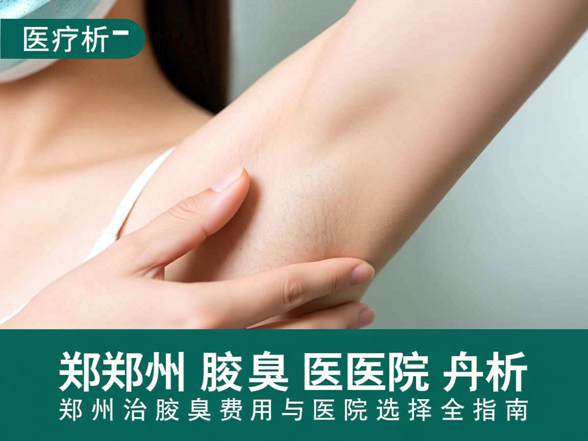 郑州腋臭医院解析，郑州治腋臭费用与医院选择全指南