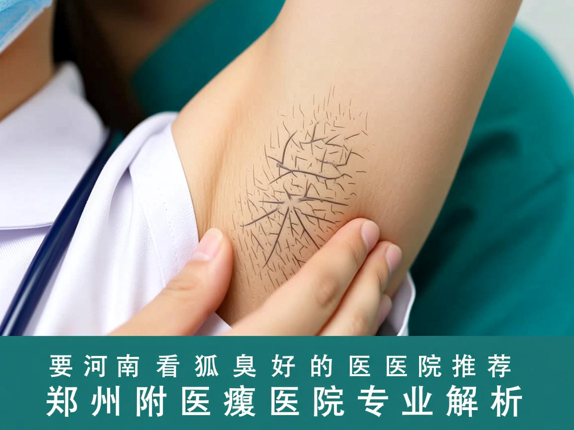 河南看狐臭好的医院推荐，郑州附医腋臭医院专业解析