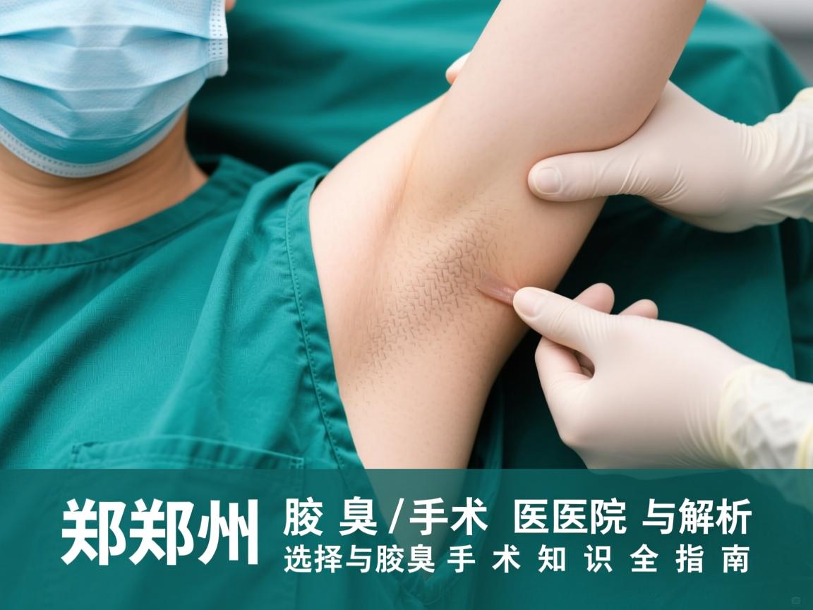 郑州腋臭手术医院解析，专业选择与腋臭手术知识全指南