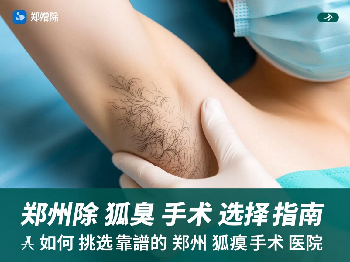 郑州除狐臭手术选择指南，如何挑选靠谱的郑州狐臭手术医院