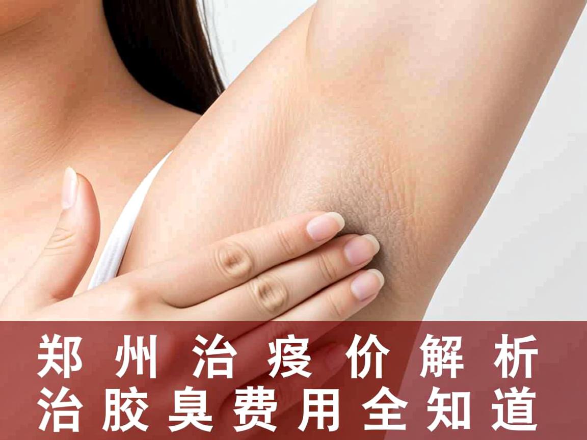 郑州治腋臭价格解析，治腋臭费用全知道