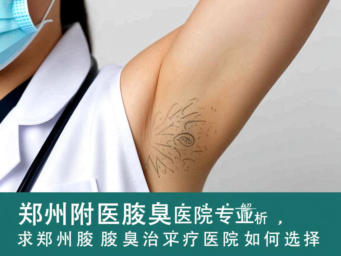 郑州附医腋臭医院专业解析，郑州腋臭治疗医院如何选择