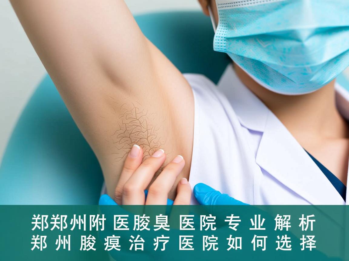 郑州附医腋臭医院专业解析，郑州腋臭治疗医院如何选择
