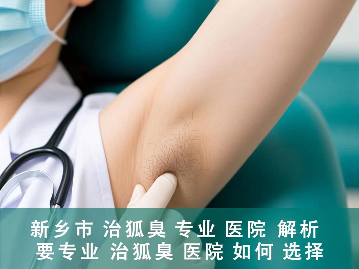 新乡市治狐臭专业医院解析，专业治狐臭医院如何选择