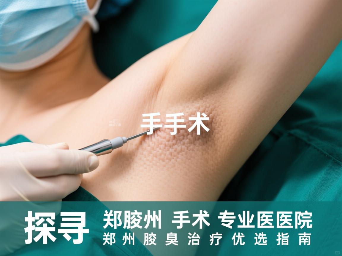 探寻郑州腋臭手术专业医院，郑州腋臭治疗优选指南