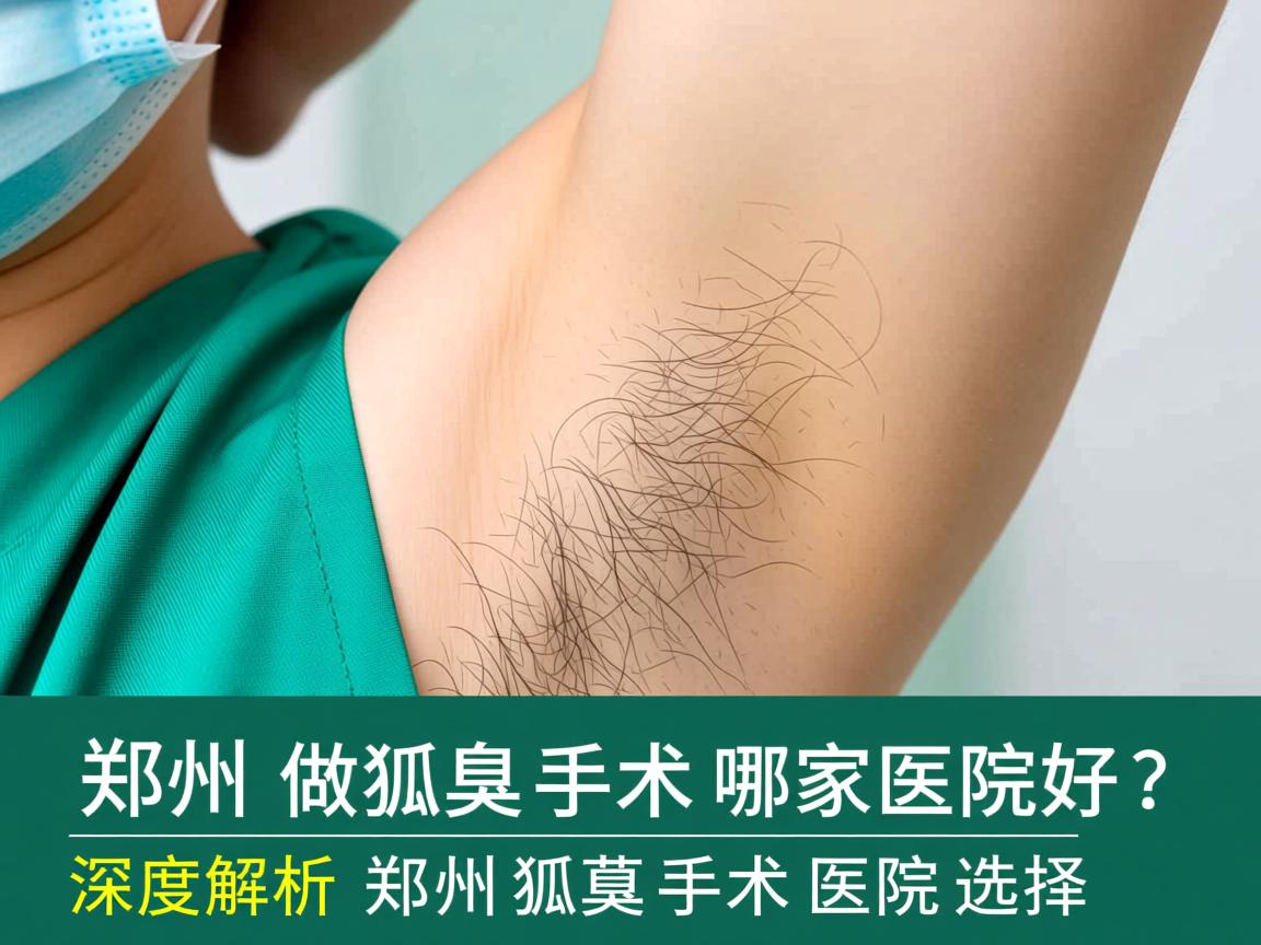 郑州做狐臭手术哪家医院好？深度解析郑州狐臭手术医院选择