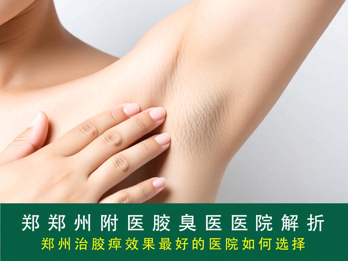 郑州附医腋臭医院解析，郑州治腋臭效果最好的医院如何选择