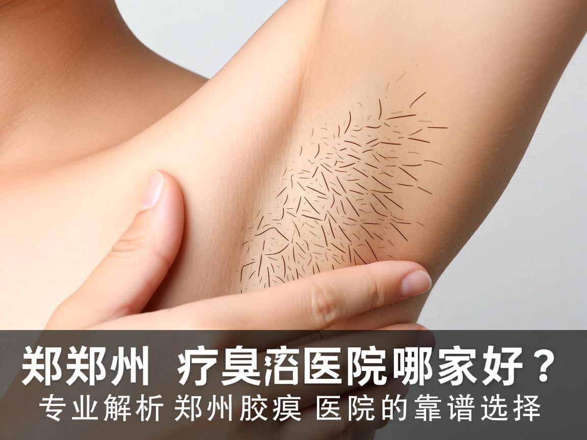 郑州治疗腋臭的医院哪家好？专业解析郑州腋臭医院的靠谱选择