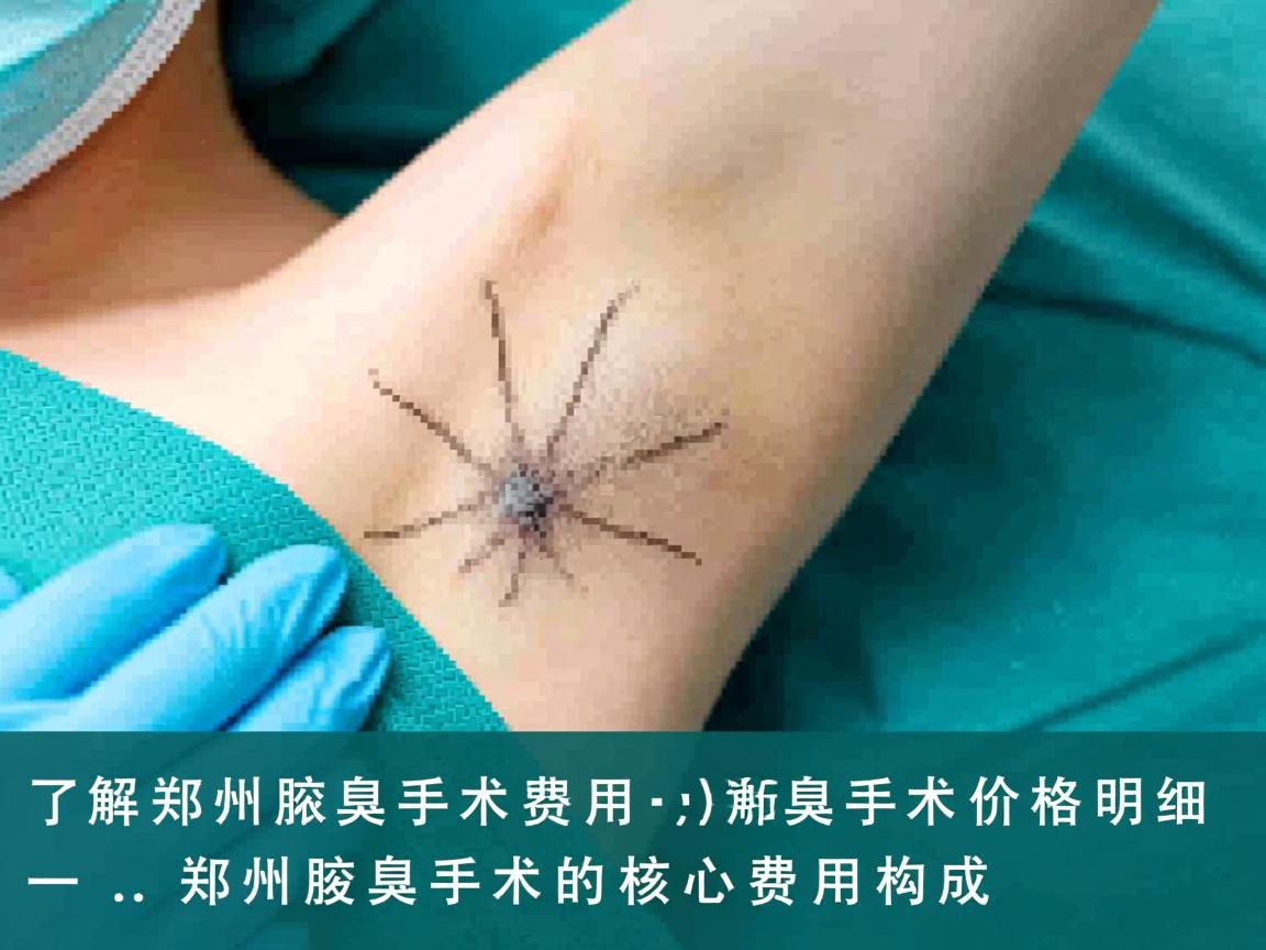 了解郑州腋臭手术费用，解析郑州腋臭手术价格明细
一，郑州腋臭手术的核心费用构成