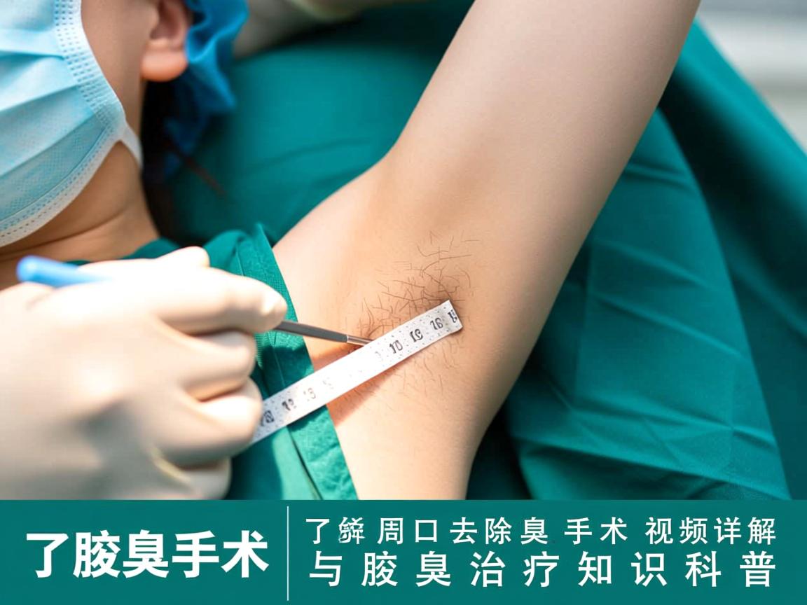 了解腋臭手术，周口去除腋臭手术视频详解与腋臭治疗知识科普