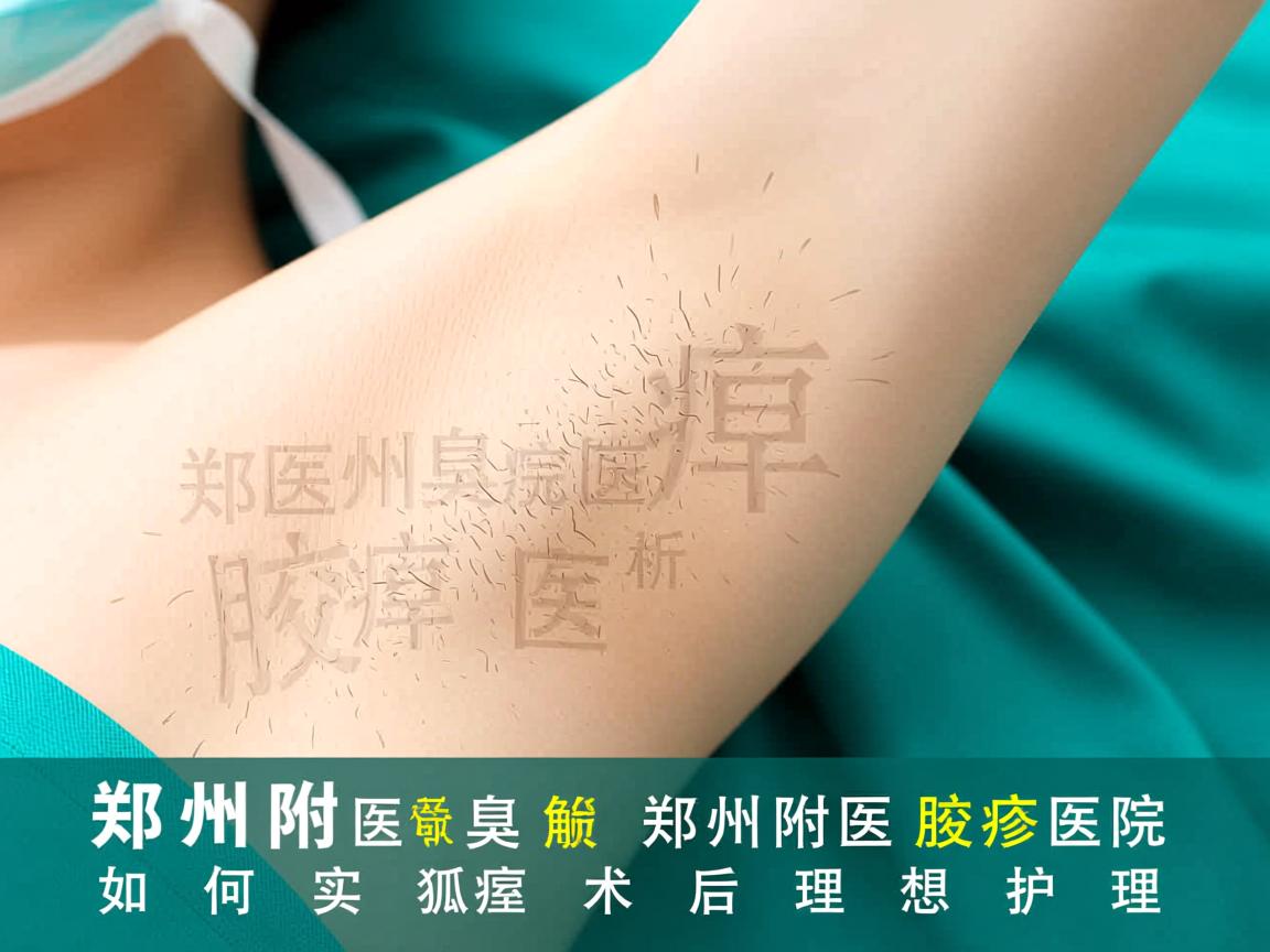 郑州附医腋臭医院解析，郑州附医腋臭医院如何实现狐臭术后理想护理