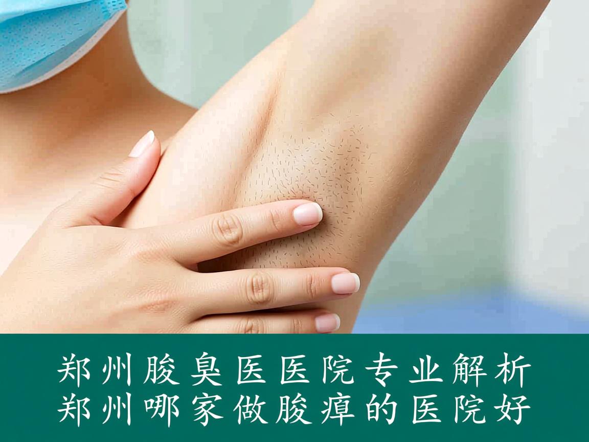 郑州腋臭医院专业解析，郑州哪家做腋臭的医院好