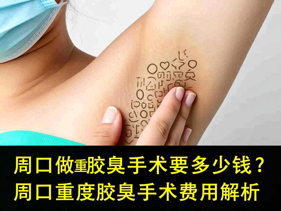 在周口做重度腋臭手术要多少钱？周口重度腋臭手术费用解析