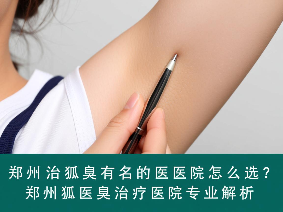 郑州治狐臭有名的医院怎么选？郑州狐臭治疗医院专业解析