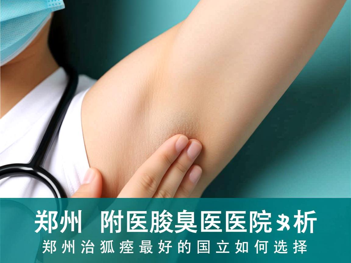 郑州附医腋臭医院解析，郑州治狐臭最好的国立医院如何选择