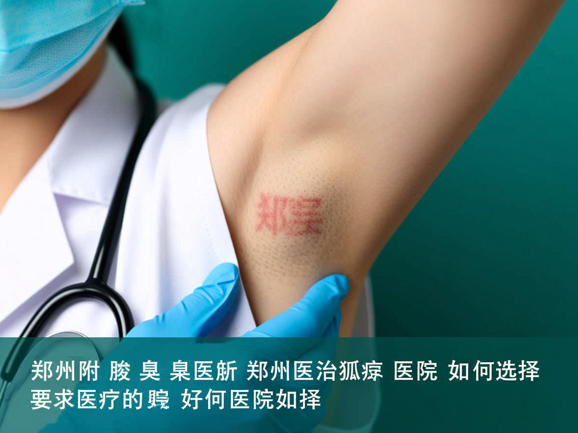 郑州附医腋臭医院解析，郑州医治狐臭最好的医院如何选择
