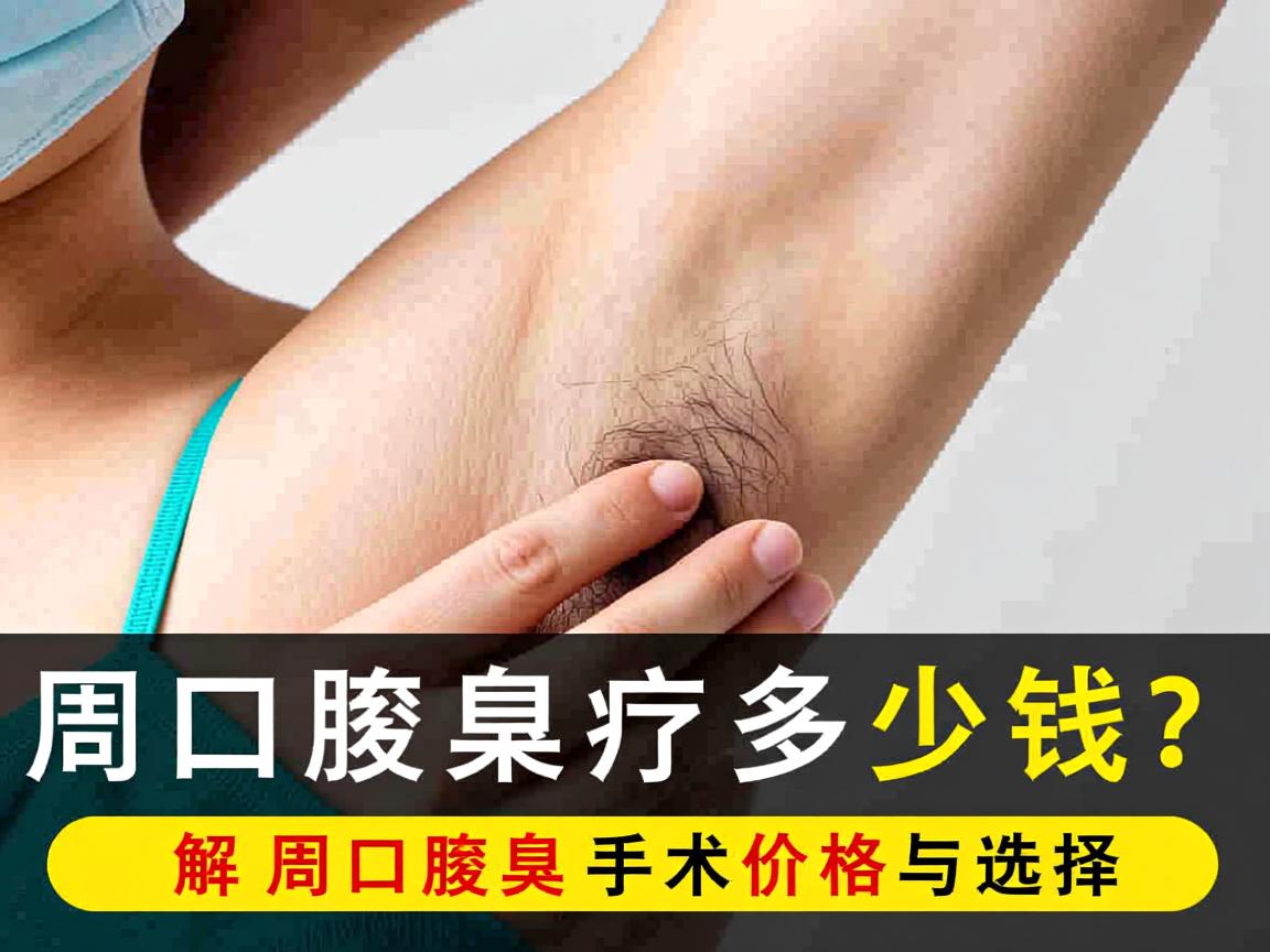 周口腋臭治疗多少钱？解析周口腋臭手术价格与选择
