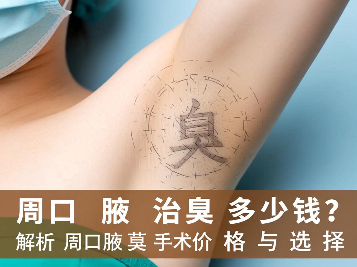 周口腋臭治疗多少钱？解析周口腋臭手术价格与选择