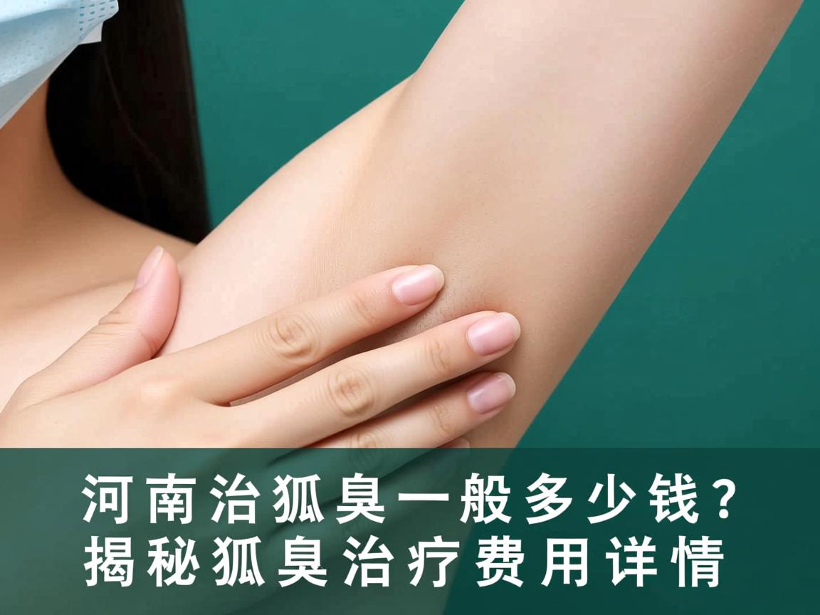 河南治疗狐臭一般多少钱？揭秘狐臭治疗费用详情