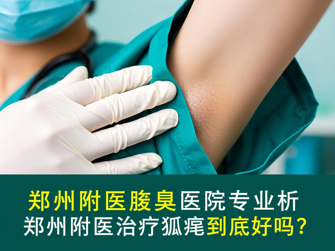 郑州附医腋臭医院专业解析，郑州附医治疗狐臭到底好吗？