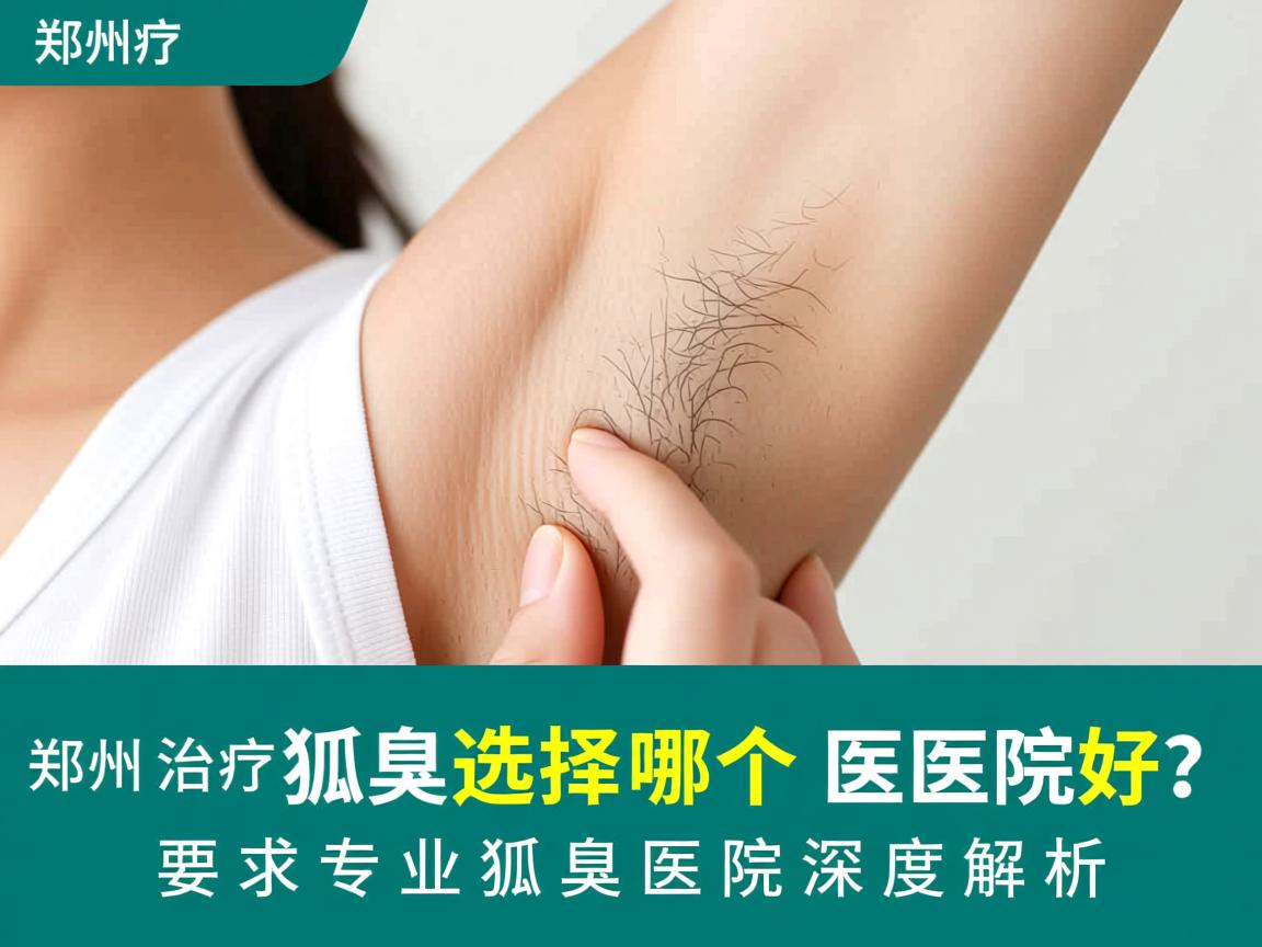 郑州治疗狐臭选择哪个医院好？郑州专业狐臭医院深度解析