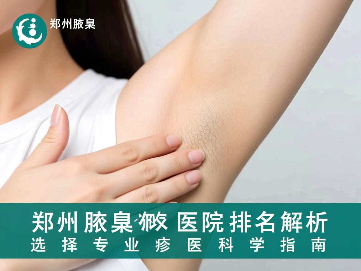郑州腋臭医院排名解析，选择专业腋臭医院的科学指南
