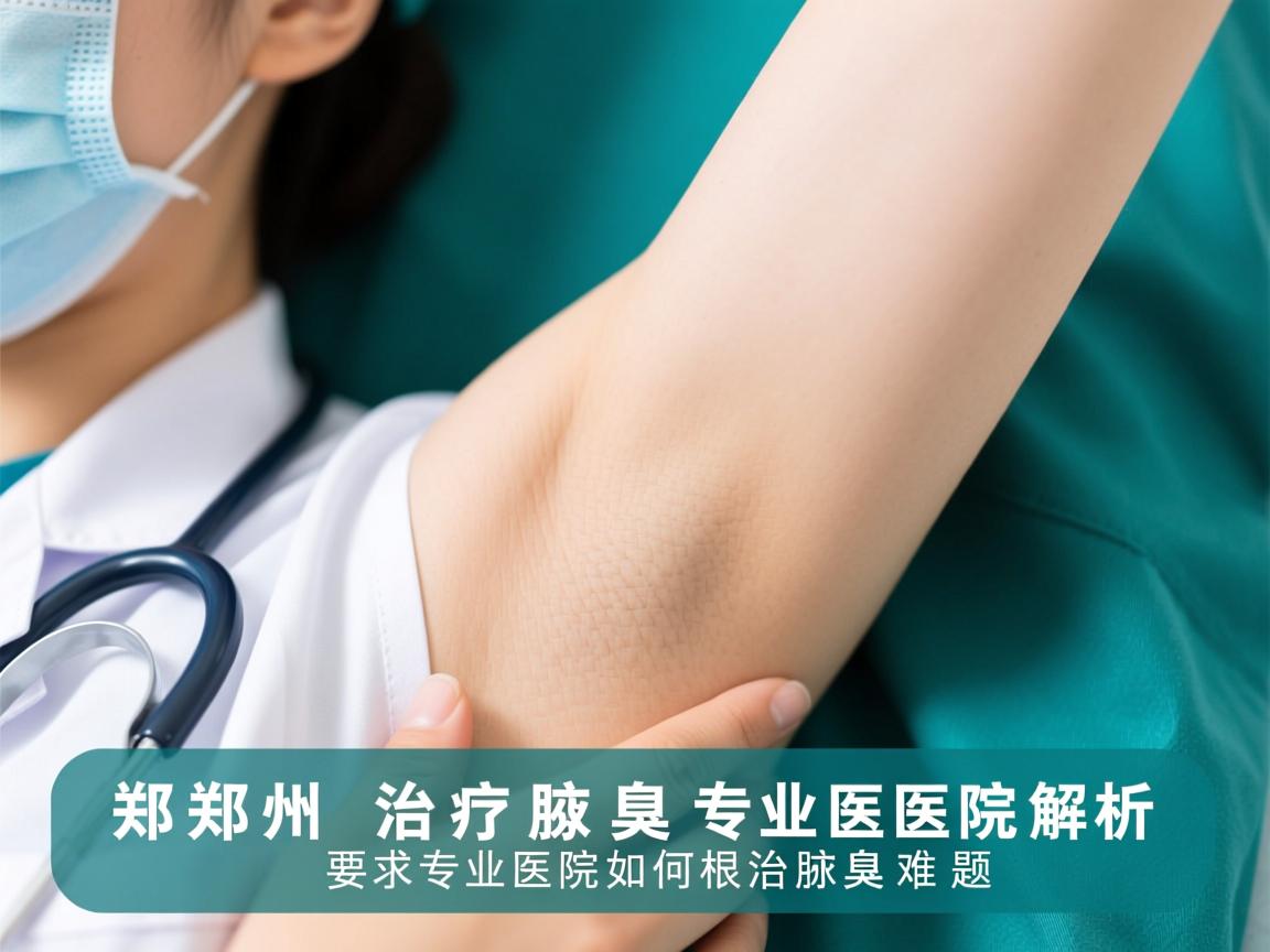 郑州治疗腋臭专业医院解析，专业医院如何根治腋臭难题