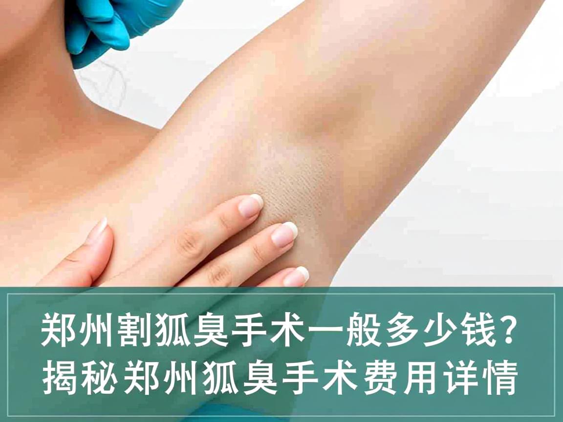 郑州割狐臭手术一般多少钱？揭秘郑州狐臭手术费用详情