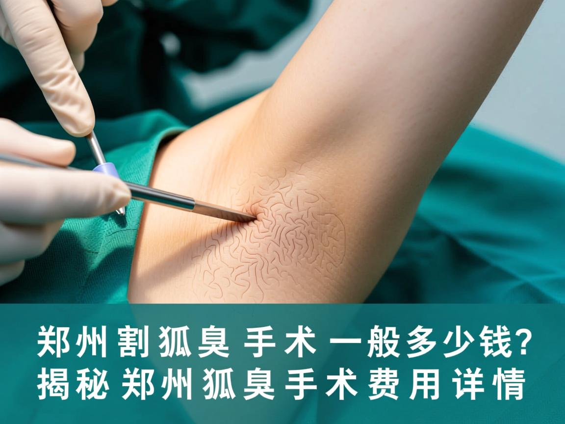 郑州割狐臭手术一般多少钱？揭秘郑州狐臭手术费用详情