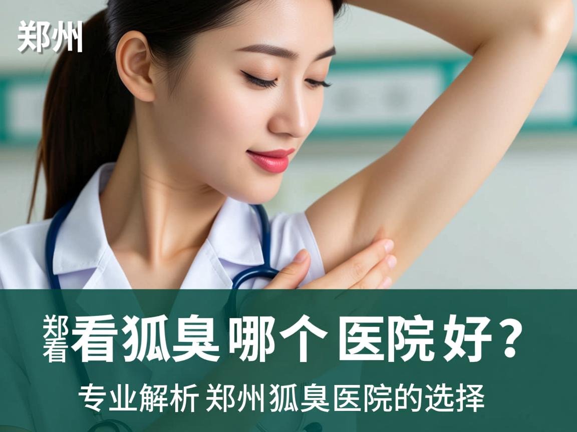 郑州看狐臭哪个医院好？专业解析郑州狐臭医院的选择