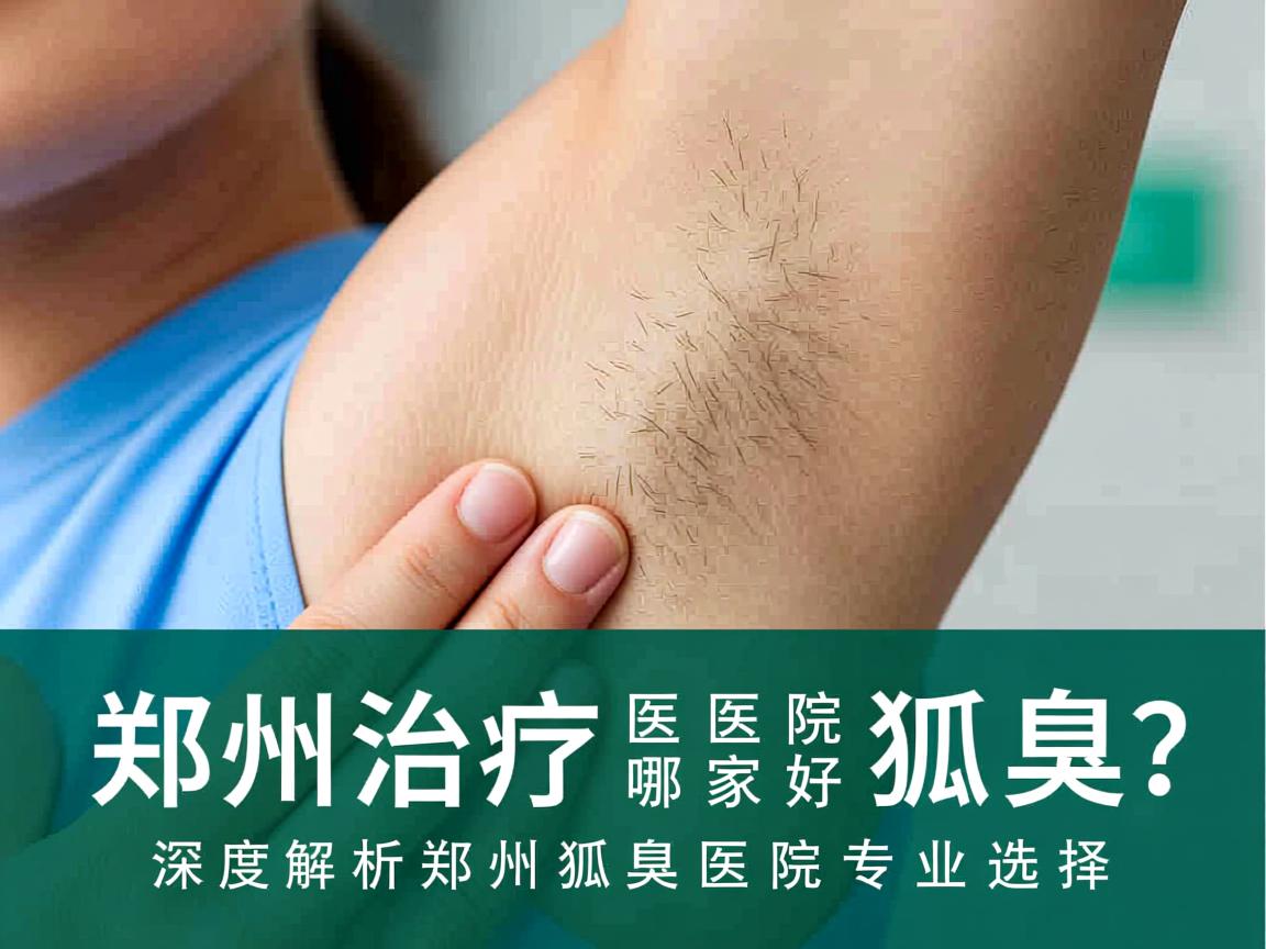 郑州治疗狐臭医院哪家好？深度解析郑州狐臭医院专业选择