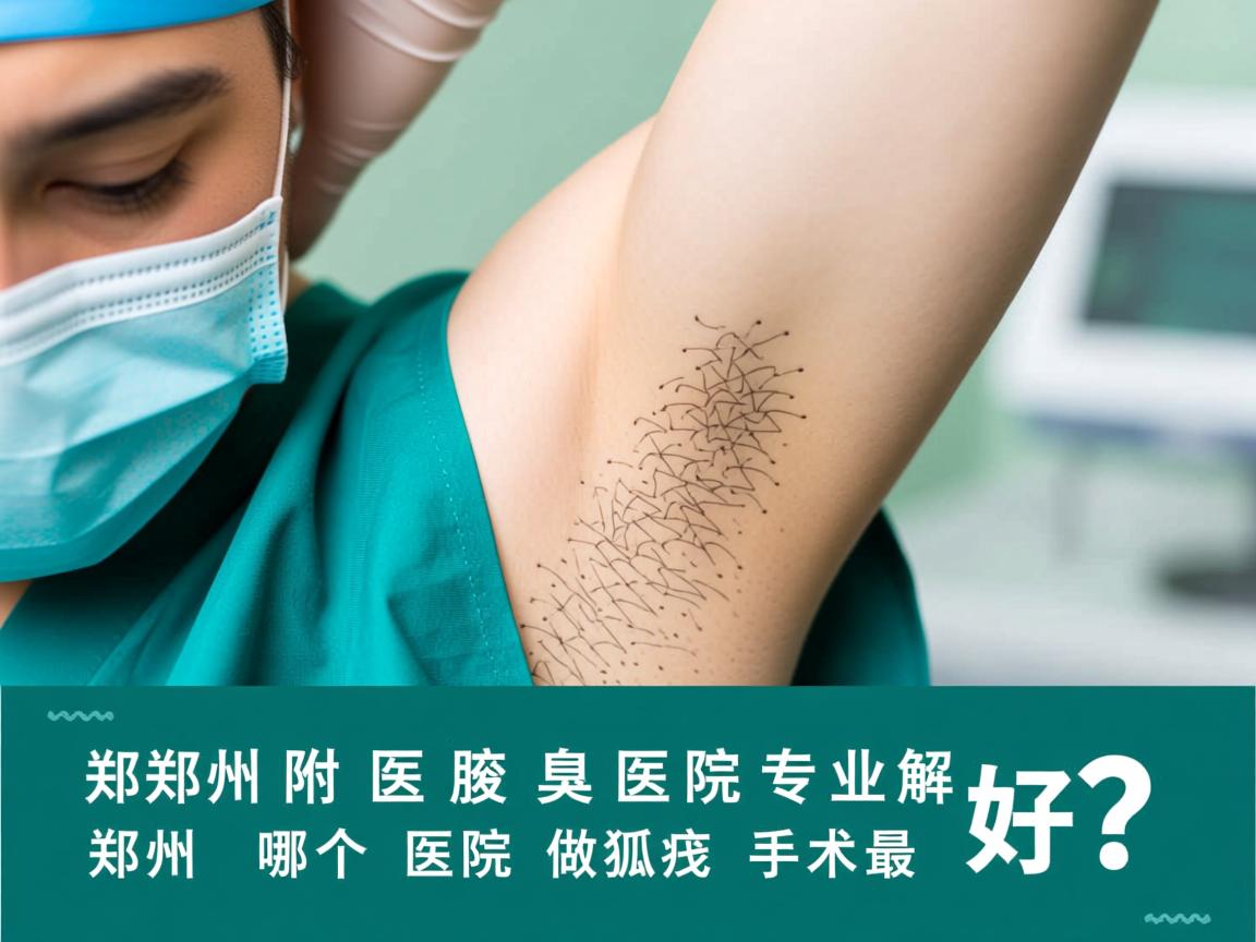 郑州附医腋臭医院专业解析，郑州哪个医院做狐臭手术最好？