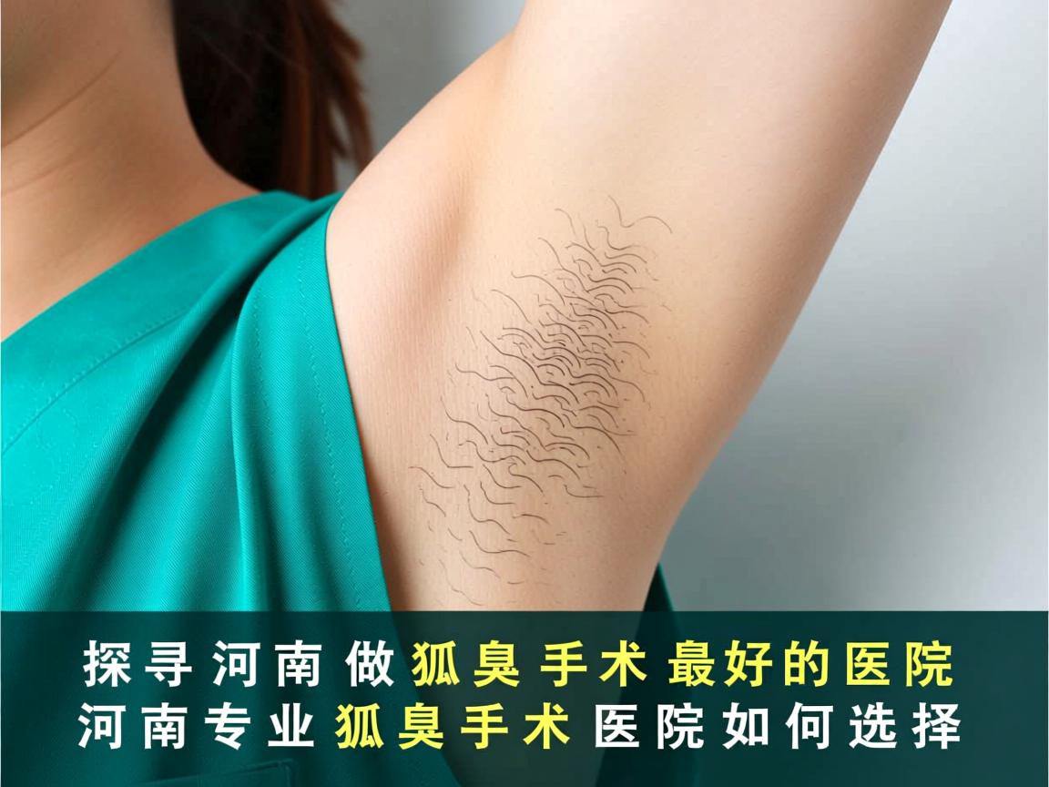 探寻河南做狐臭手术最好的医院，河南专业狐臭手术医院如何选择