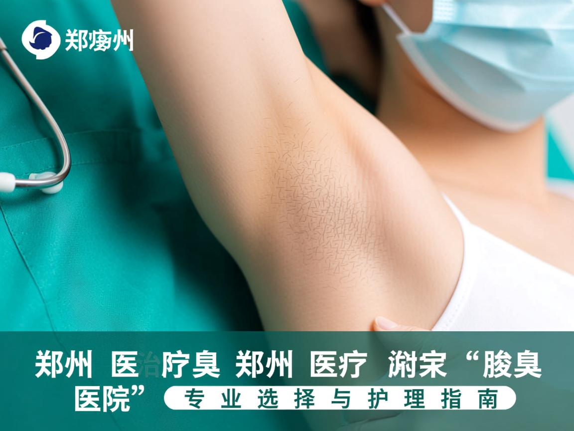 郑州附医腋臭医院解析，郑州治疗腋臭医院的专业选择与护理指南