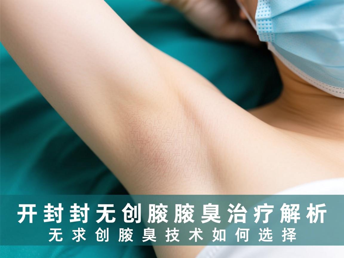 开封无创腋臭治疗解析，无创腋臭技术如何选择